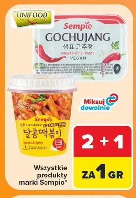 Danie Tteokbokki Sempio promocja w Carrefour
