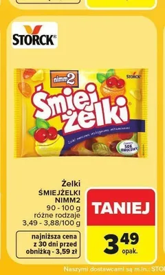 Żelki Śmiejżelki nimm2 Sokki Owocowe promocja w Carrefour Market