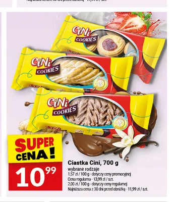 Ciastka Cini Cookies promocja w Twój Market