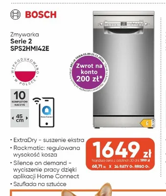 Zmywarka Bosch Serie 2 SPS2HMI42E promocja w Max Elektro