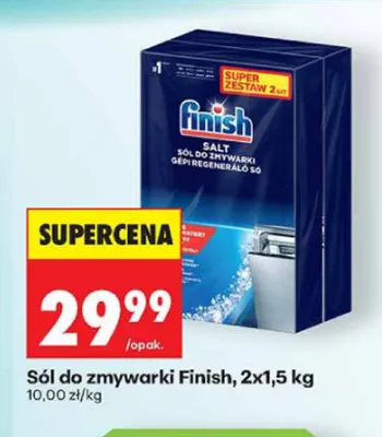 Sól do zmywarki Finish 2-pak promocja w Biedronka