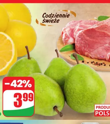 Gruszki promocja w Dino