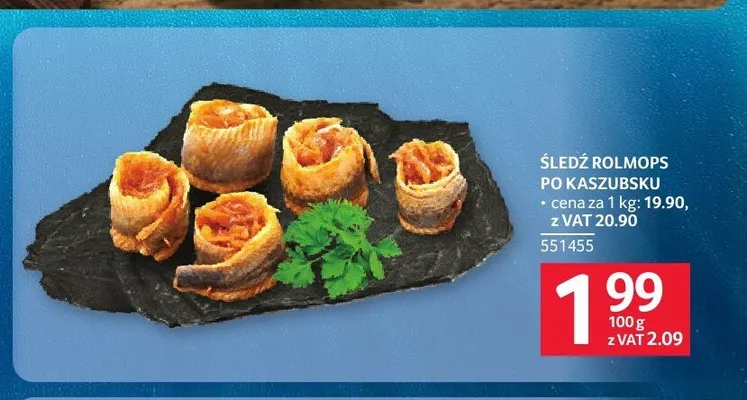 Śledź rolmops po kaszubsku promocja w Selgros