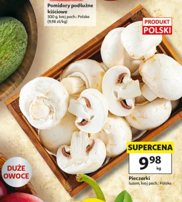 Pieczarki polskie promocja w Auchan