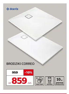 Brodzik Correo Deante promocja w Komfort