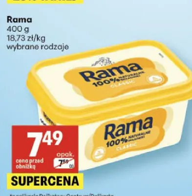 Rama Classic promocja w Delikatesy Centrum