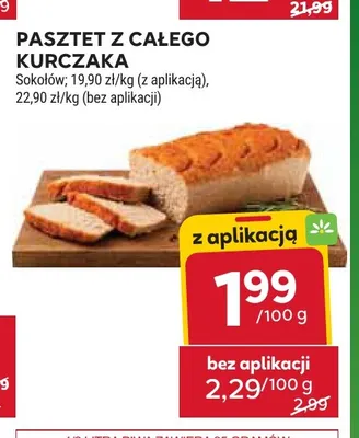 Pasztet z całego kurczaka Sokołów promocja w Stokrotka