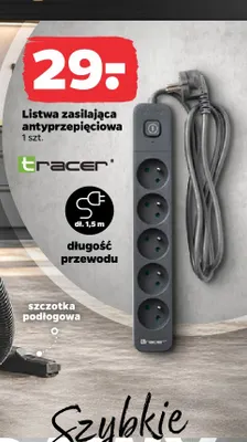 Listwa zasilająca antyprzepięciowa Tracer promocja w Netto