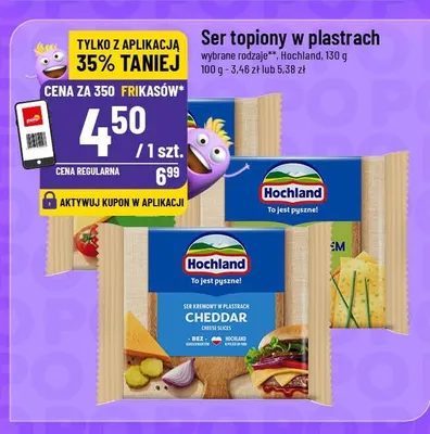 Ser topiony w plastrach promocja w POLOmarket