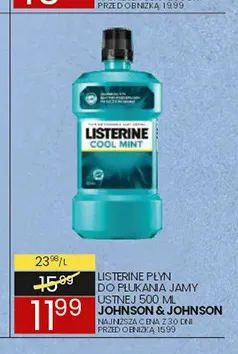 Płyn do płukania jamy ustnej Listerine promocja w Wafelek