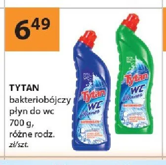 Bakteriobójczy płyn do wc Tytan 700g promocja w Drogerie Laboo