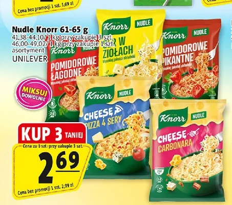 Nudle Knorr promocja w Prim Market
