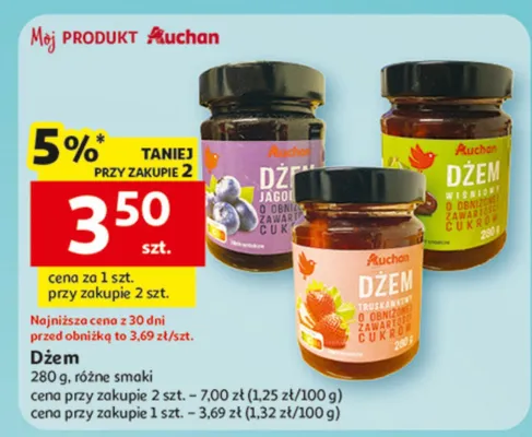Dżem promocja w Auchan