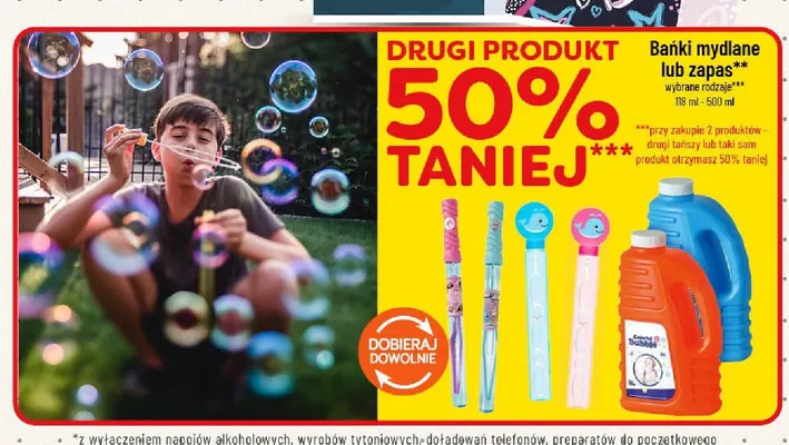 Zapas płynu do baniek mydlanych promocja w POLOmarket