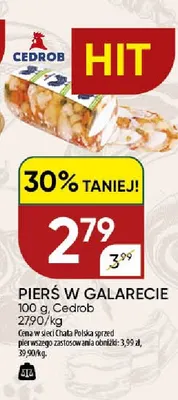 Pierś w galarecie Cedrob promocja w Chata Polska