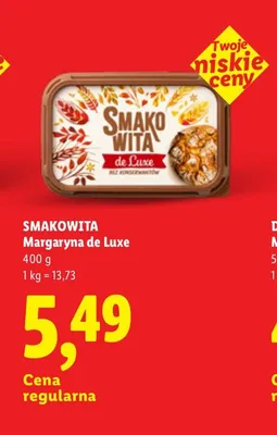 Margaryna de Luxe Smakowita promocja w Lidl
