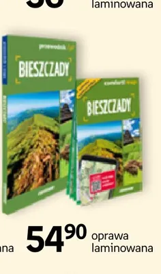 Przewodnik i mapa Bieszczady Expressmap oprawa laminowana promocja w Empik