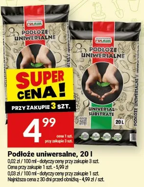 Podłoże uniwersalne promocja w Twój Market