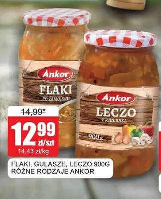 Leczo z kiełbasą Ankor promocja w Bingo