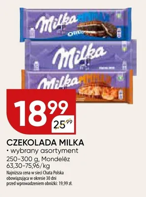 Czekolada Milka promocja w Chata Polska