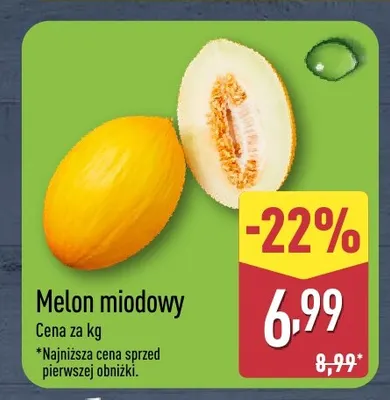 Melon miodowy Aldi promocja w Aldi