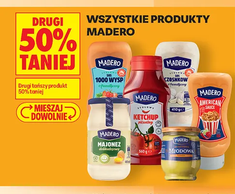 Sos czosnkowy Madero promocja w Biedronka