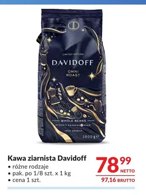 Kawa ziarnista Davidoff promocja w Makro