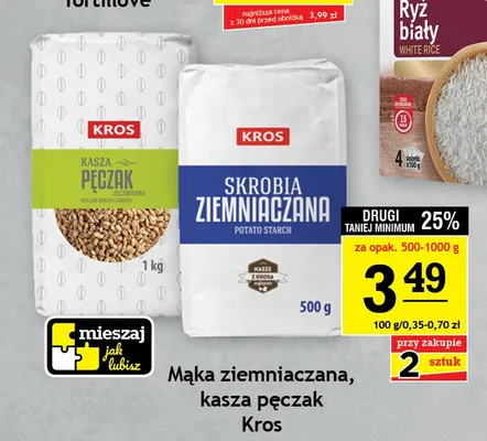 Skrobia ziemniaczana Kros promocja w Gram Market