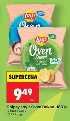 Chipsy Lay's Oven Baked promocja w Biedronka