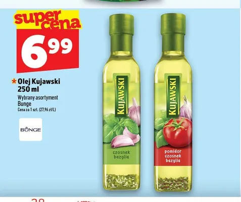 Olej Kujawski pomidor czosnek bazylia promocja w TOPAZ