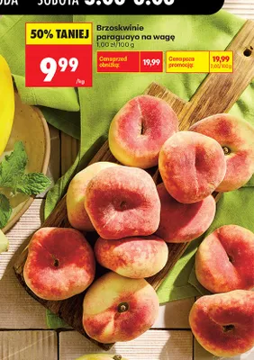Brzoskwinie paraguayo promocja w Biedronka