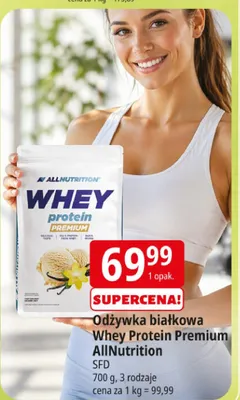Odżywka białkowa Whey Protein Premium AllNutrition promocja w Leclerc