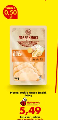 Pierogi ruskie Nasze Smaki promocja w Biedronka