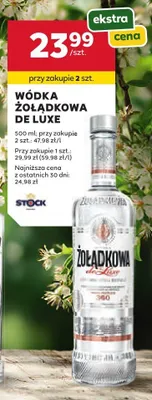 Wódka Żołądkowa de Luxe promocja w Stokrotka