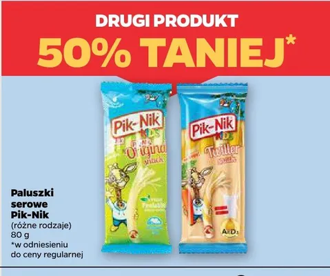 Paluszki serowe Pik-Nik promocja w Netto