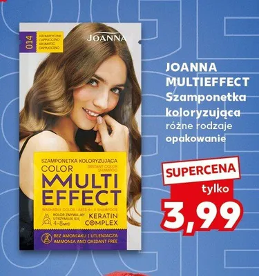 Szamponetka koloryzująca Joanna Multi Effect promocja w Kaufland