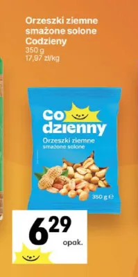 Orzeszki ziemne smażone solone Codzienny promocja w Delikatesy Centrum