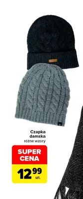 Czapka damska promocja w Carrefour