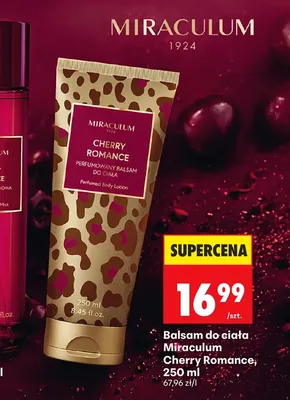 Balsam do ciała Cherry Romance promocja w Biedronka