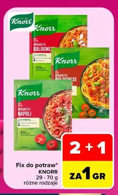 Fix do potraw Knorr promocja w Carrefour