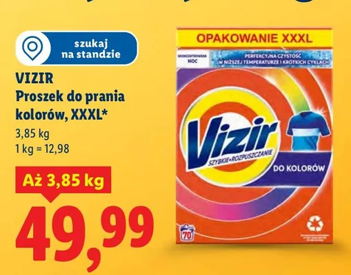 Proszek do prania kolorów, XXXL promocja w Lidl