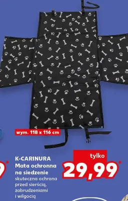 Mata ochronna na siedzenie promocja w Kaufland