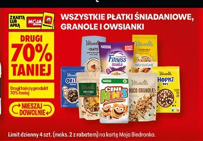 Płatki śniadaniowe Nestle Cini Minis promocja w Biedronka
