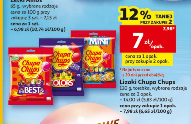 Lizaki Chupa Chups promocja w Auchan