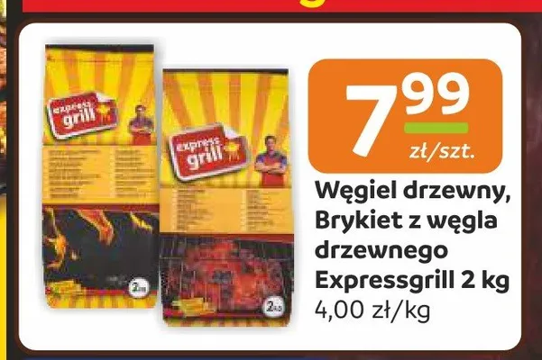 Brykiet z węgla drzewnego Expressgrill promocja w Społem Częstochowa