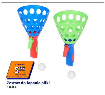 Zestaw do łapania piłek promocja w Action
