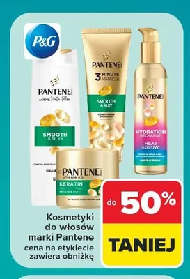 Kosmetyki do włosów Pantene promocja w Carrefour Market