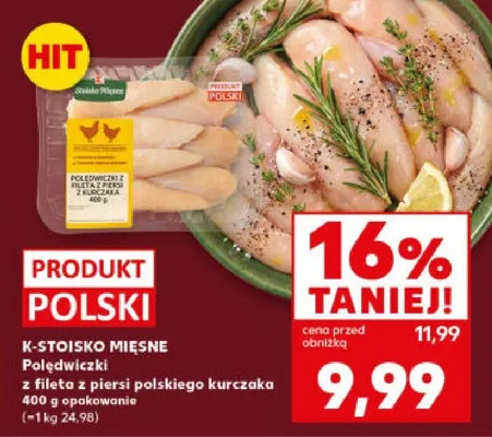 Polędwiczki z fileta z piersi polskiego kurczaka promocja w Kaufland