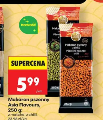 Makaron pszenny z chilli Asia Flavours promocja w Biedronka