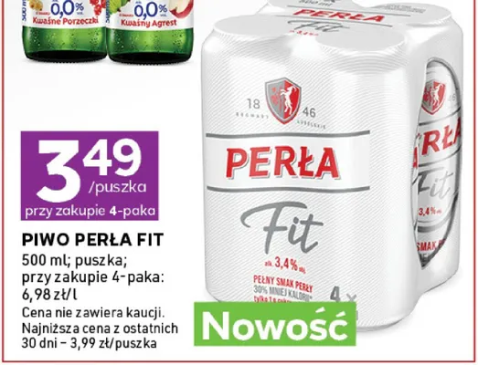 Piwo Perła Fit promocja w Stokrotka